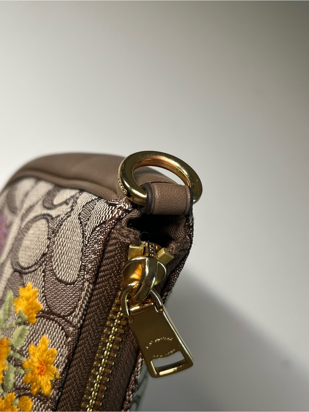 Coach teri shoulder bag with floral embroidery - Picture 9 of 11